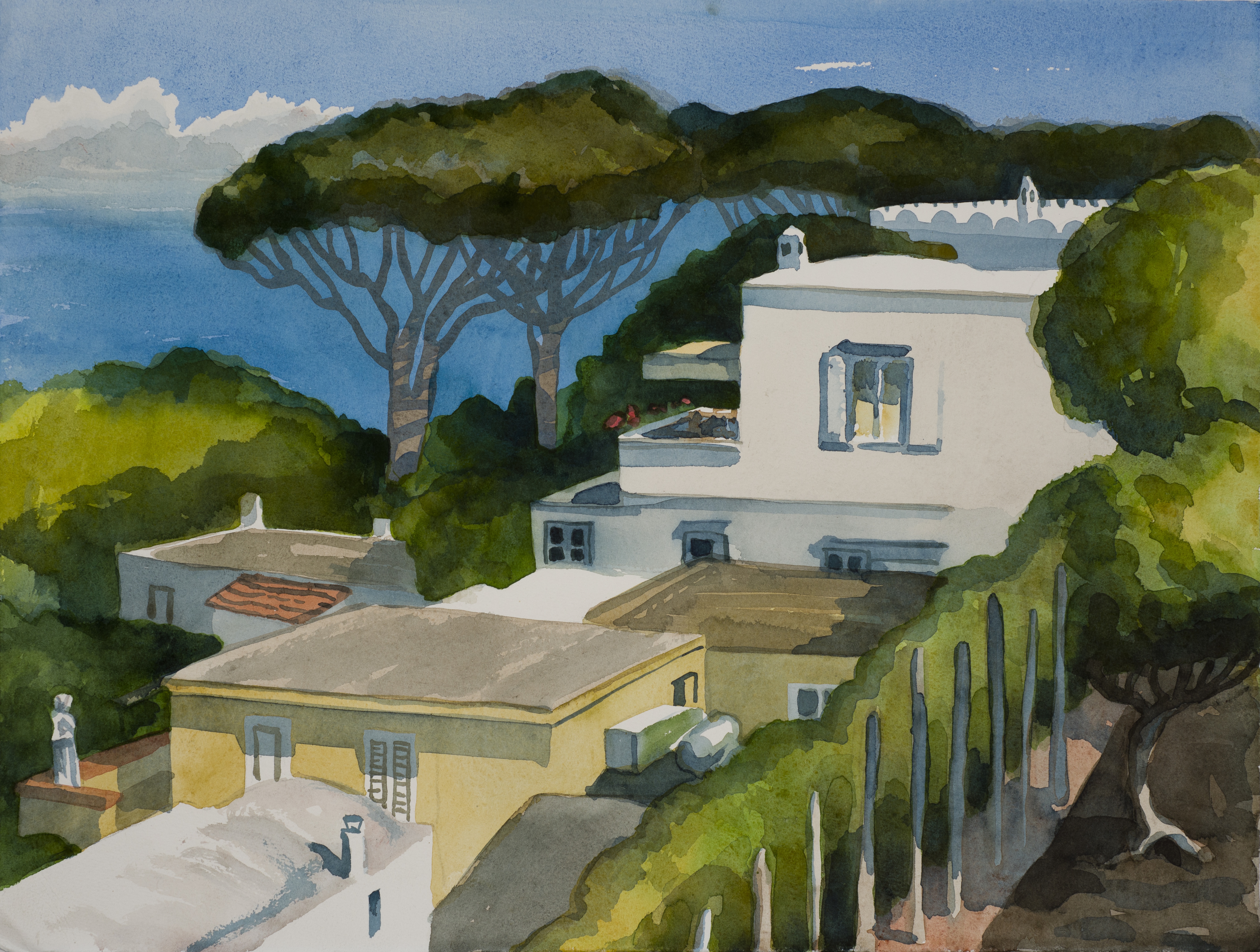 Capri Revisited. Peter Sternäng shows his paintings at Villa San Michele from May 21 to June 3